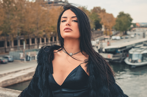 Shooting photo photographie portrait Lana Fernandez Kamad Reworked Pont des Arts Paris