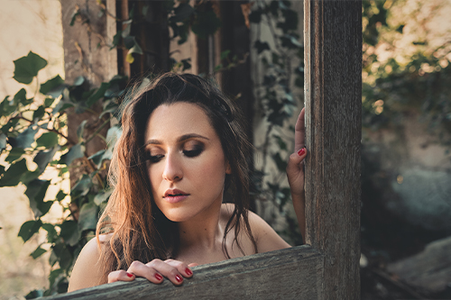 Shooting photo photographie portrait urbex domaine des trois colonnes laura soudet